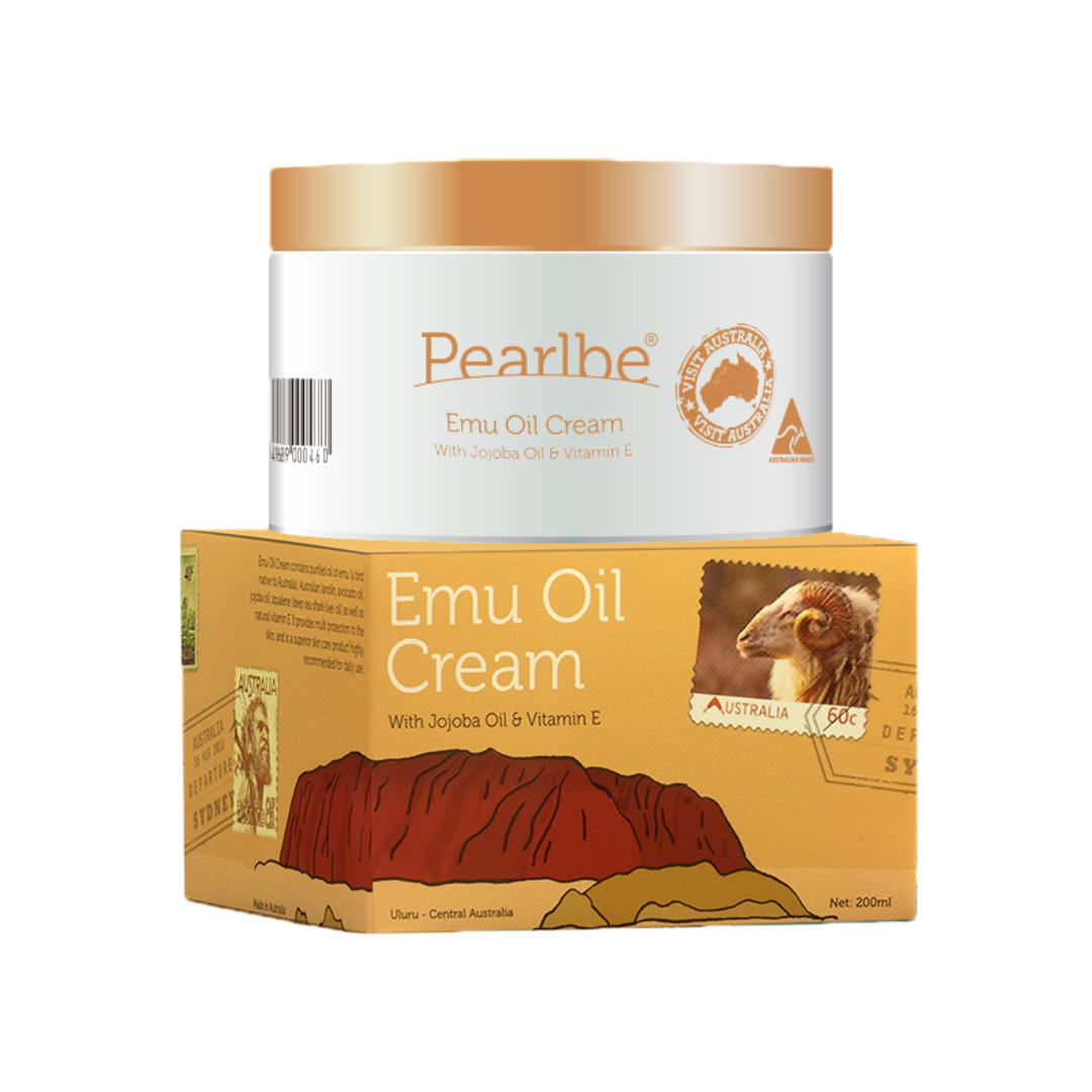 Pearlbe Emu Oil Cream with Jojoba Oil & Vitamin E