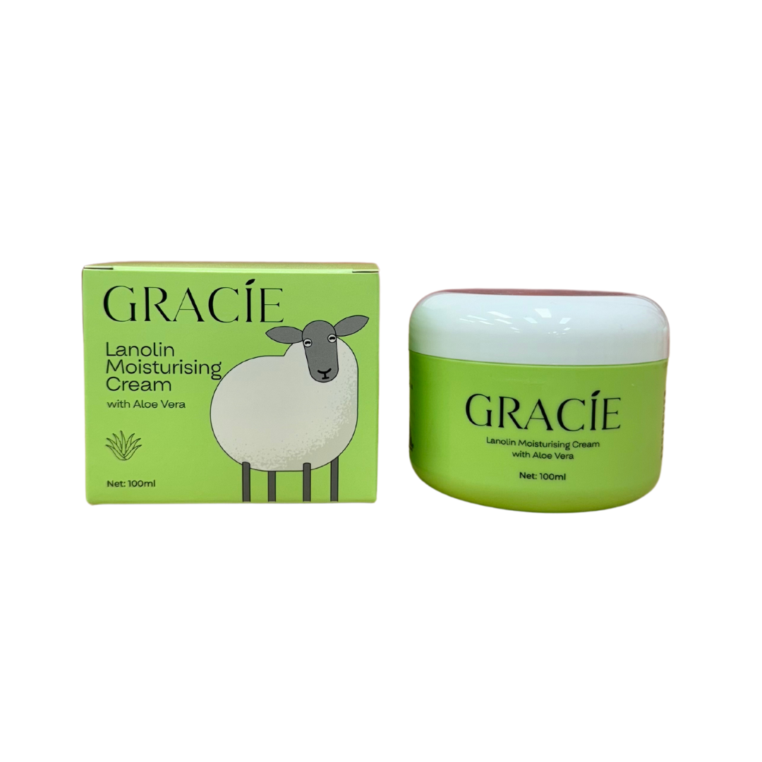 Gracie Lanolin Moisturising Cream with Aloe Vera