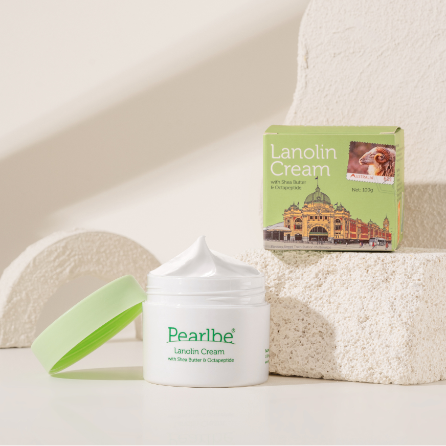 Pearlbe Lanolin Cream with Shea Butter & Octapeptide