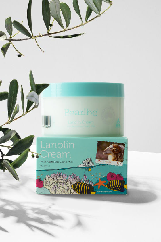 Pearlbe Lanolin Cream with Australian Goat's Milk