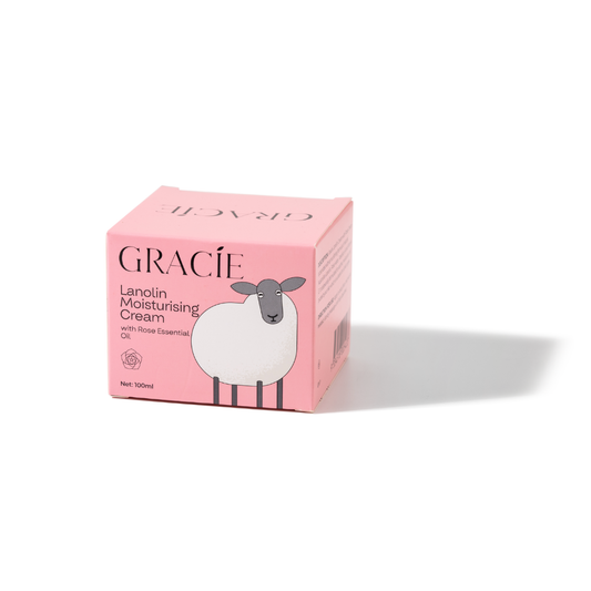 Gracie Lanolin Moisturising Cream with Rose Essential Oil