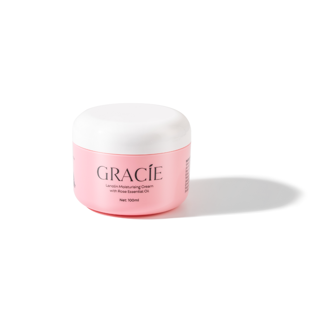 Gracie Lanolin Moisturising Cream with Rose Essential Oil