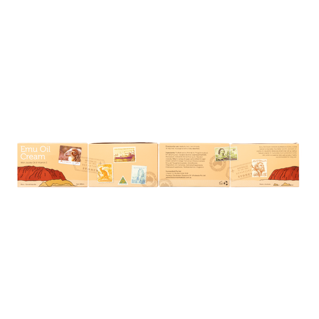 Pearlbe Emu Oil Cream with Jojoba Oil & Vitamin E