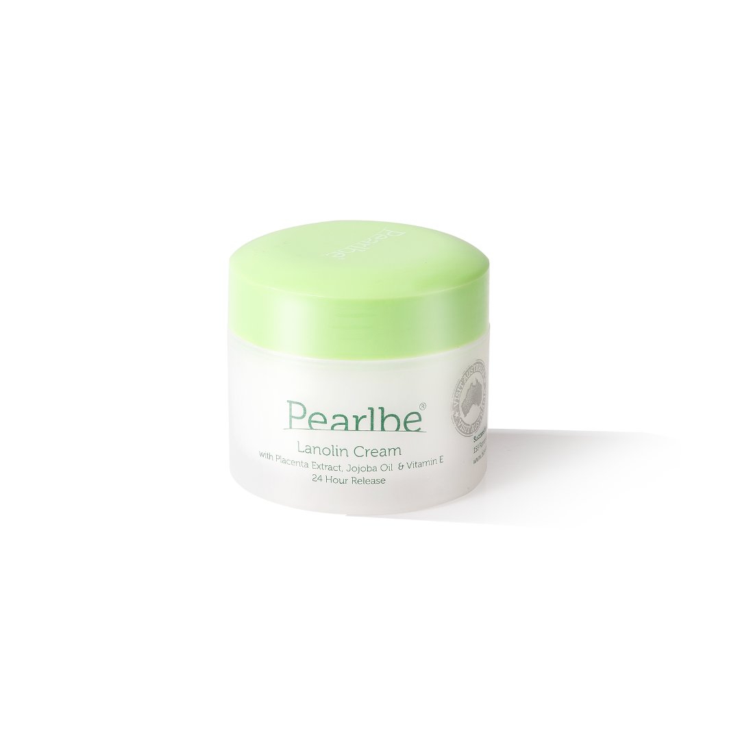 Pearlbe Lanolin Cream with Placenta Extract, Jojoba Oil & Vitamin E