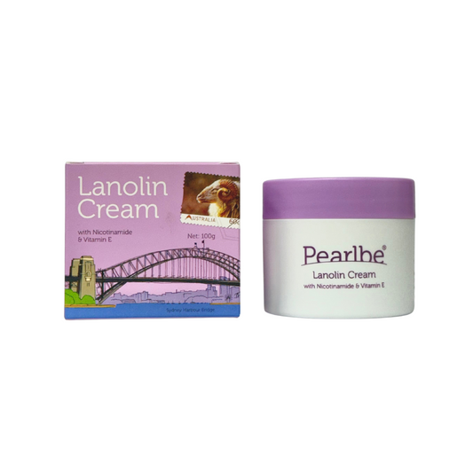 Pearlbe Lanolin Moisturising Cream with Nicotinamide & Vitamin E